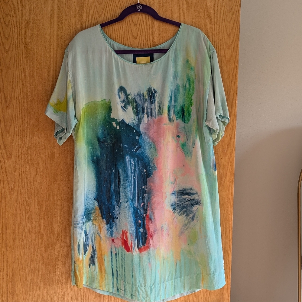 Anthropologie Maeve watercolor Tunic